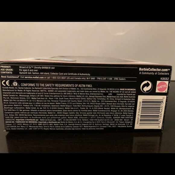 Barbie Dorothy Wizard Of Oz - Picture 3 of 3